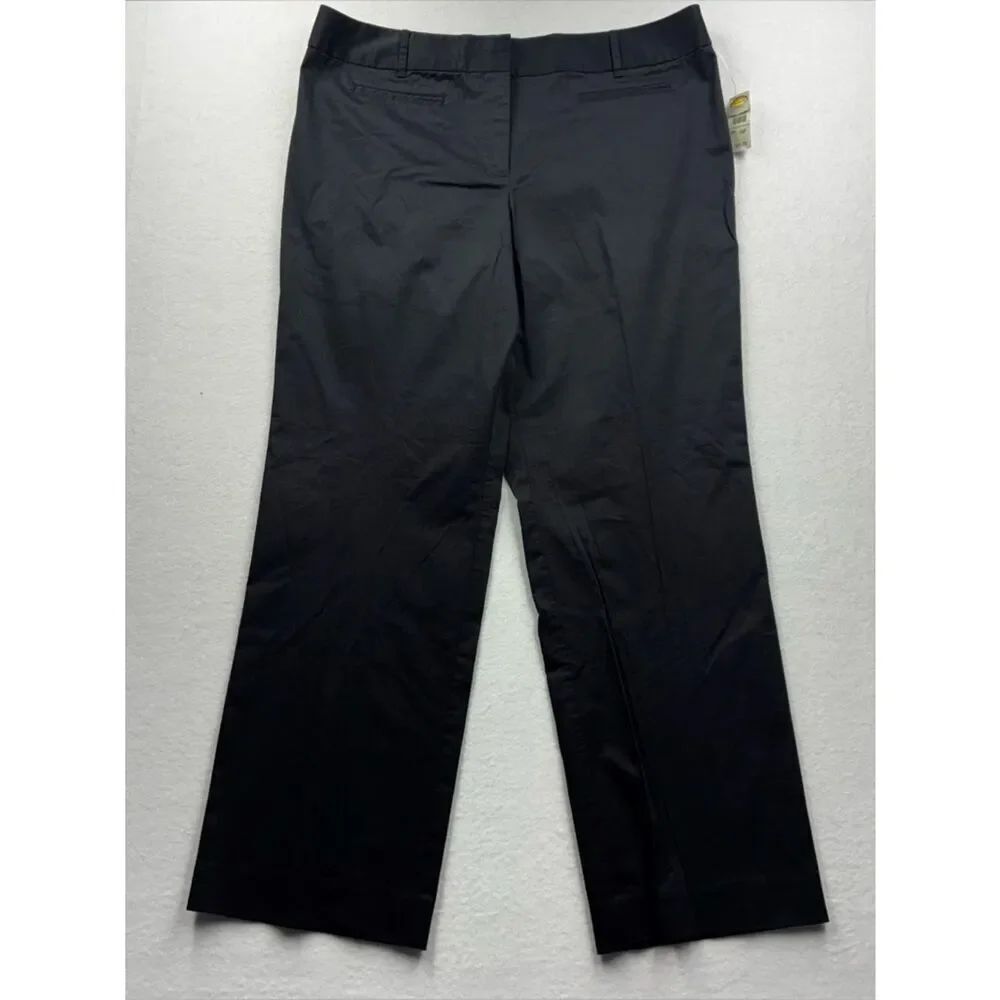 3For$20 Talbots Classic Black Straight-Leg Dress Pants NWT size 16P